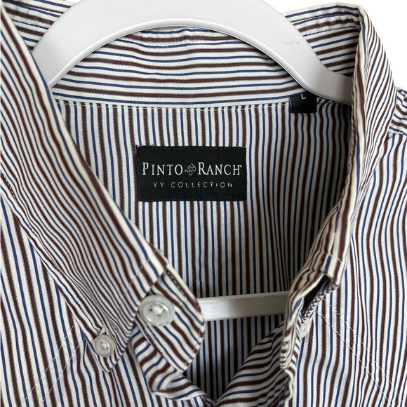 Pinto Ranch YY Collection Button-Front Shirt Size Large - Picture 3 of 5